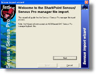 Sensus/Sensus <b>Pro</b> <b>Manager</b> logbook Import for SharkPoint for Windows